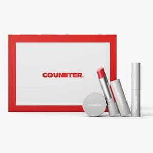 Counter Lipstick in Coral Pink - Hydrating Satin Finish